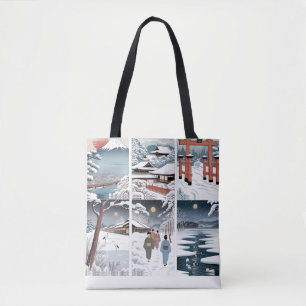 Winter in Japan Shirt Tasche