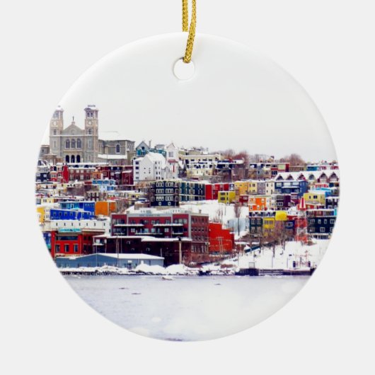 Winter in Johannes Keramikornament (Vorne)