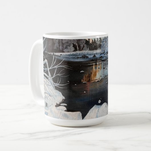 Winter in Josemite, von Gary Poling Kaffeetasse (Vorderseite Links)