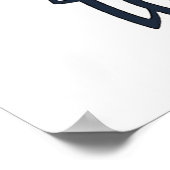 Winter in Jugoslawien, Vintage-Reiseplakat Poster (Ecke)