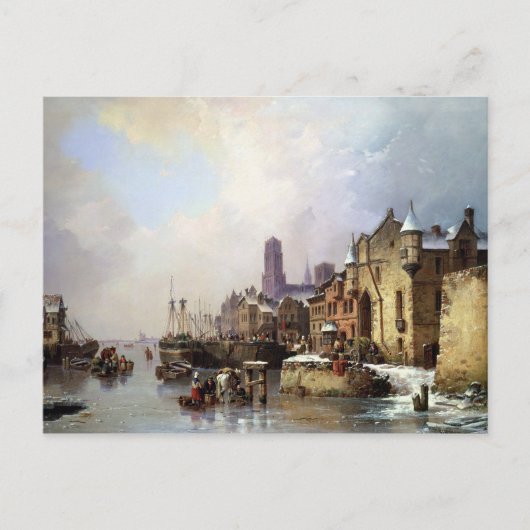 Winter in Konigsberg Postkarte (Vorderseite)