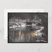 ~ Winter in Lancaster Landkreis ~ 1 Postkarte (Vorne/Hinten)