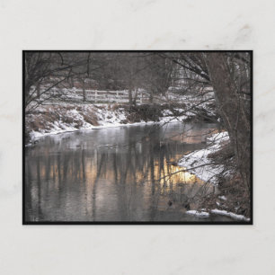 ~ Winter in Lancaster Landkreis ~ 1 Postkarte