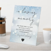 Winter in Love Memory - Elegantes Skript Sockelschild (In SItu)