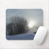 Winter in Maine Mousepad (Mit Mouse)