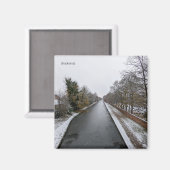 Winter in Manchester Magnet (Vorderseite/Rückseite)