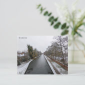 Winter in Manchester Postkarte (Stehend Vorderseite)