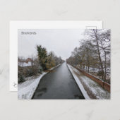 Winter in Manchester Postkarte (Vorne/Hinten)