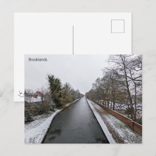 Winter in Manchester Postkarte (Vorne/Hinten)