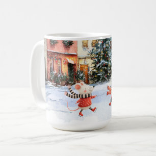 Winter in Mice Town 15oz. Kaffeetasse