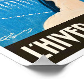 Winter in Monte Carlo Monaco Frankreich Weinroute Poster (Ecke)