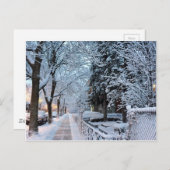 Winter in Montreal Postkarte (Vorne/Hinten)