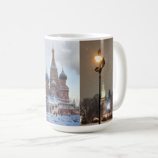 Winter in Moskau Kaffeetasse (VorderseiteRechts)
