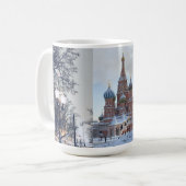 Winter in Moskau Kaffeetasse (Vorderseite Links)