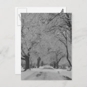 Winter in Nebraska Postkarte (Vorne/Hinten)