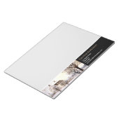 Winter in Neuengland - Landschaftsbeschreibung für Notizblock (angewinkelt)