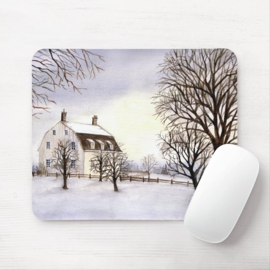 Winter in Neuengland Mousepad (Mit Mouse)