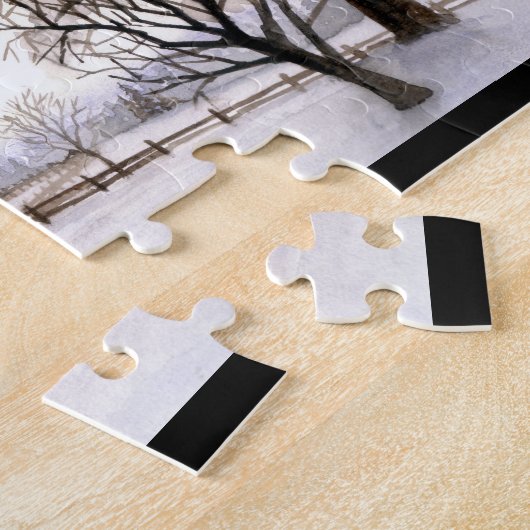 Winter in Neuengland Puzzle (Seite)