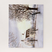 Winter in Neuengland Puzzle (Vertikal)