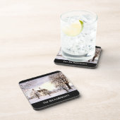 Winter in Neuengland von Farida Greenfield Getränkeuntersetzer (Rechte Seite)