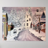 WINTER IN NEVADA CITY CA POSTER (Vorne)