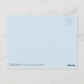 Winter in New England Aquarellmalerei Postkarte (Rückseite)