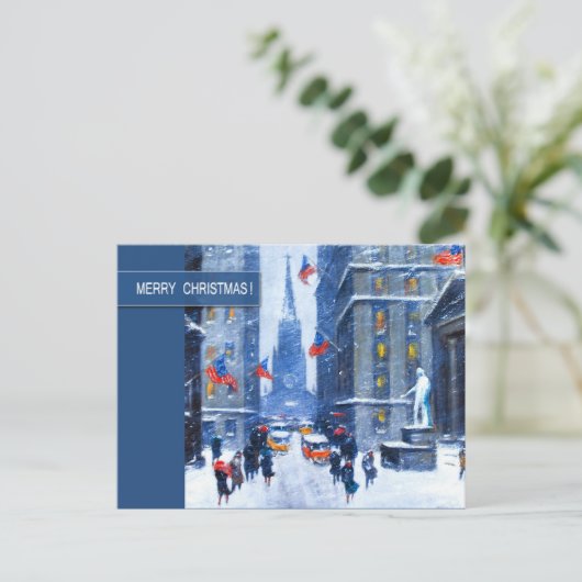 Winter in New York. Weihnachten (Stehend Vorderseite)