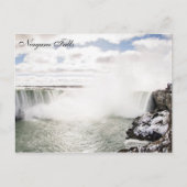 Winter in Niagara Falls Postkarte (Vorderseite)