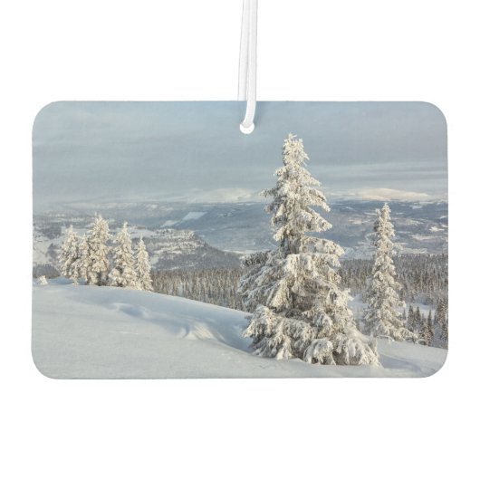 Winter in Norwegen Autolufterfrischer (Rückseite)