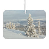 Winter in Norwegen Autolufterfrischer (Vorderseite)