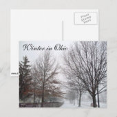 WINTER IN OHIO Postkarte (Vorne/Hinten)