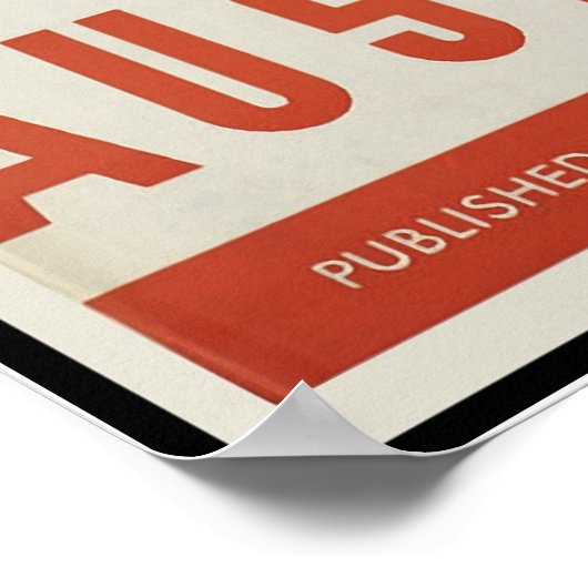 Winter in Österreich Poster (Ecke)