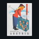 Winter in Österreich Vintage Travel Postcard Postkarte<br><div class="desc">Winter in Österreich Vintage Travel Postcard</div>