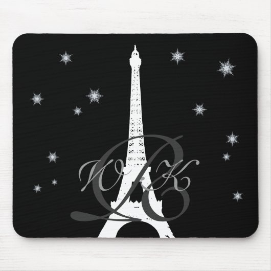 Winter in Paris Mouse Pad Mousepad (Vorne)