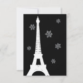 Winter in Paris UAWG RSVP Karte (Rückseite)