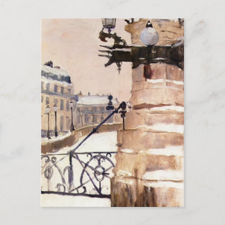Winter in Paris von Frits Thaulow Postkarte