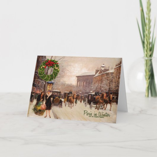 Winter in Paris Weihnachten (Vorderseite)