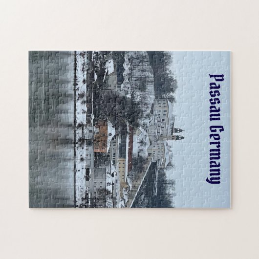 Winter in Passau, Deutschland Jigsaw Puzzle (Horizontal)