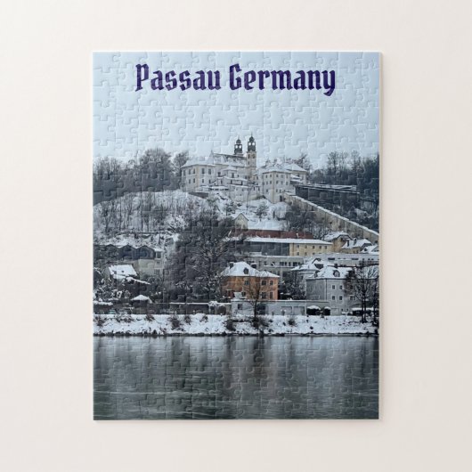 Winter in Passau, Deutschland Jigsaw Puzzle (Vertikal)