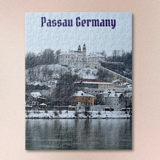 Winter in Passau, Deutschland Jigsaw Puzzle