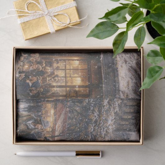 Winter in Place Vendome Seidenpapier (Geschenk)