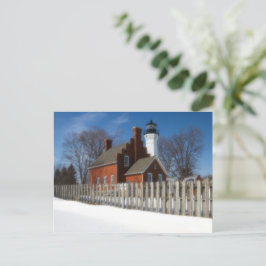 Winter in Port Sanilac Postkarte