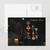 Winter in Portland Postkarte (Vorne/Hinten)