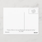 Winter in Portland Postkarte (Rückseite)