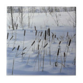 Winter in Quebec, Kanada Fliese (Vorderseite)