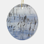 Winter in Quebec, Kanada Keramik Ornament (Links)