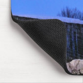 Winter in Quebec, Kanada Mousepad (Ecke)
