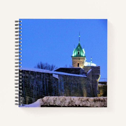 Winter in Quebec, Kanada Notizblock (Vorderseite)