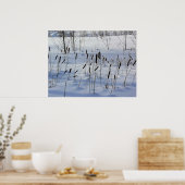 Winter in Quebec, Kanada Poster (Küche)