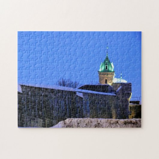 Winter in Quebec, Kanada Puzzle (Horizontal)